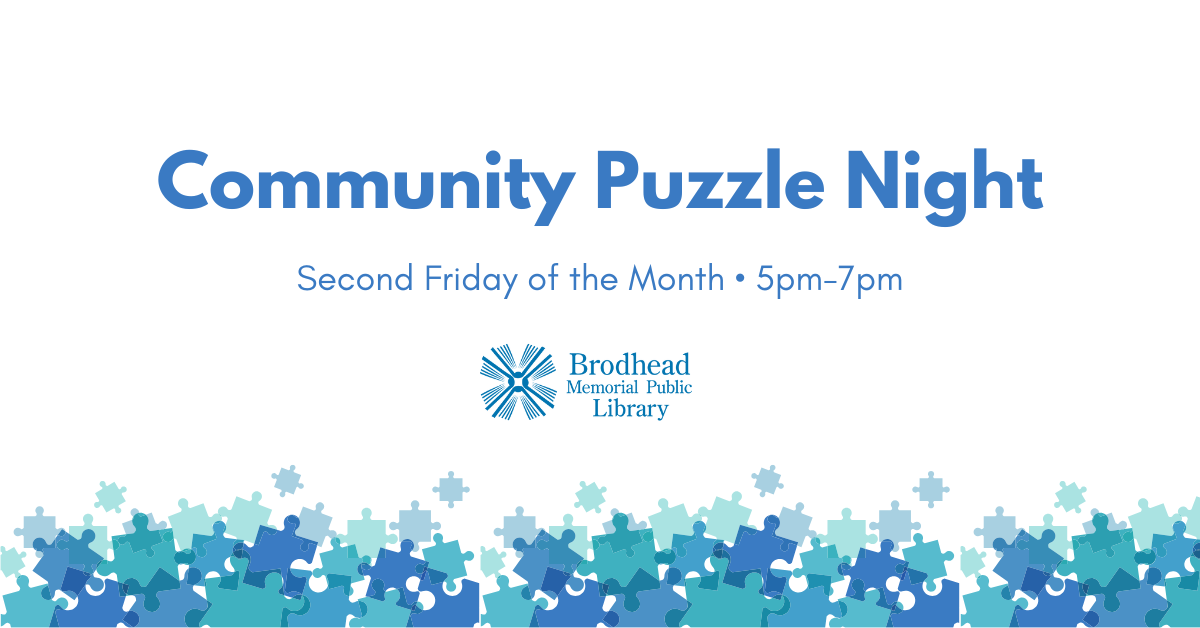Community Puzzle Night: Second Friday of the Month 5pm-7pm