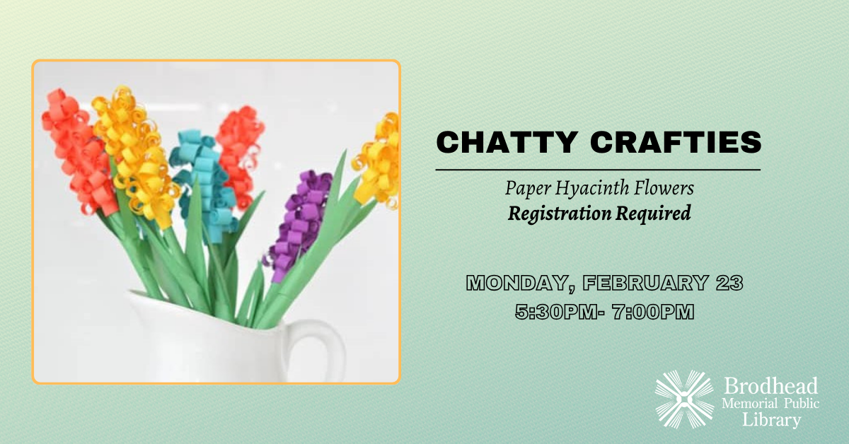 Chatty  Crafties Paper Hyacinth Flowers Monday February 23