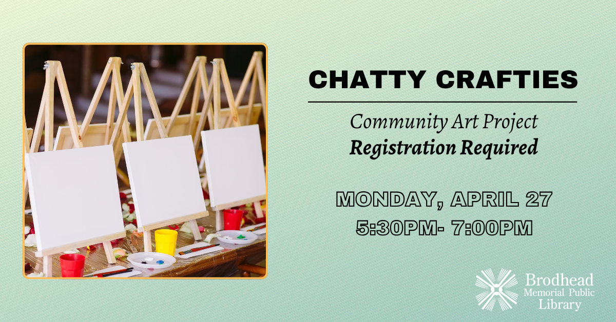 Chatt crafties, community art project, april 27 5:30pm-7pm