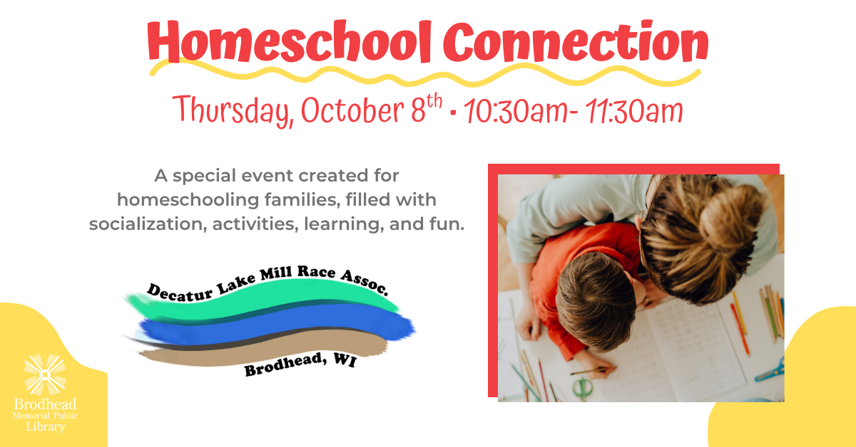 Homeschool Connection with DLMRA on Thursday, October 8